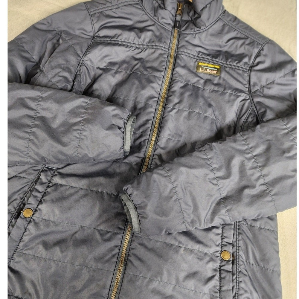 🏕L.L. Bean Mountain Puffer Navy Y2K CABINCORE hike gorpcore streetwear camping - Picture 2 of 11